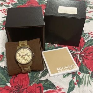 Sale❄️MK Ritz Horn Sand Chronograph
